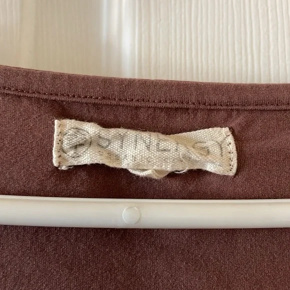 Synergy organic cotton dress ruched mauve sustainable - Picture 5 of 6